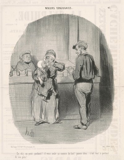 Oto mały sernik! autorstwa Honoré Daumier