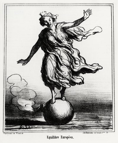 Równowaga europejska. Illustration d
