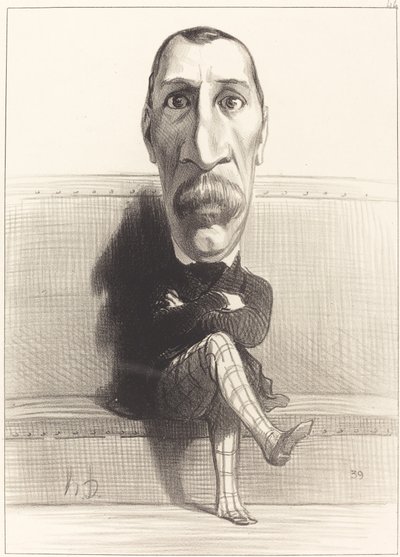 Nas. Izydor Buvignier autorstwa Honoré Daumier