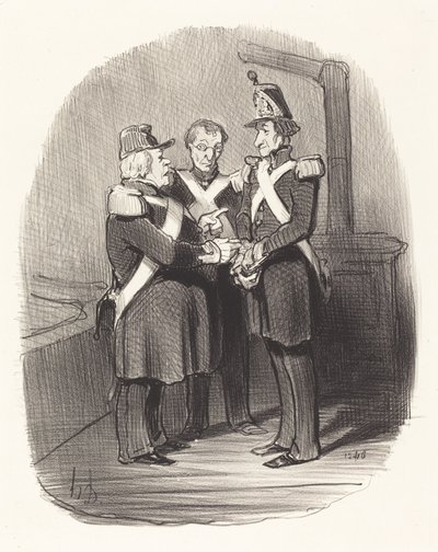 Wyjaśnij mi, monsieur Badoulard... autorstwa Honoré Daumier