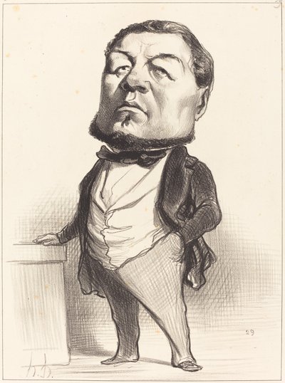 FJ Ducoux autorstwa Honoré Daumier