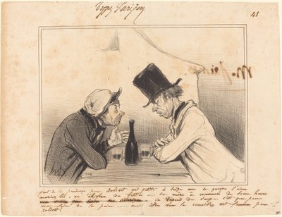 Musisz uważać ojcze Balivot, twoje maleństwo ma szesnaście lat... autorstwa Honoré Daumier