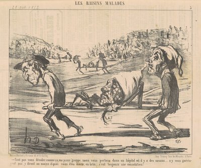 Nie denerwuj się tak... autorstwa Honoré Daumier