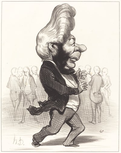 Ferdynand Favre autorstwa Honoré Daumier