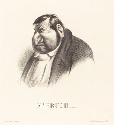 Fruchard i biust autorstwa Honoré Daumier