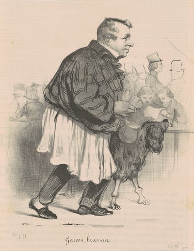 Piwowar chłopiec... autorstwa Honoré Daumier