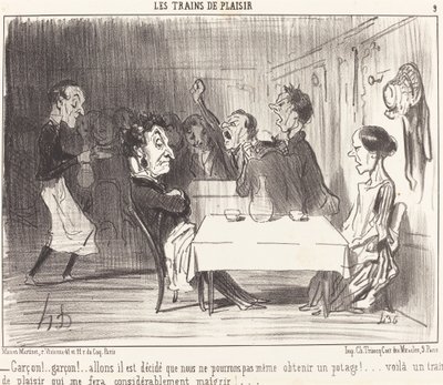 Chłopcze!... chłopcze!... chodźmy, postanowione... autorstwa Honoré Daumier