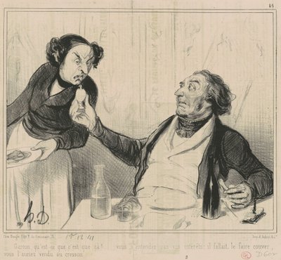 Chłopcze, co to jest?... autorstwa Honoré Daumier