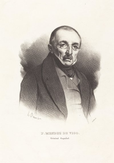 Generał P. Mendez Vigo autorstwa Honoré Daumier