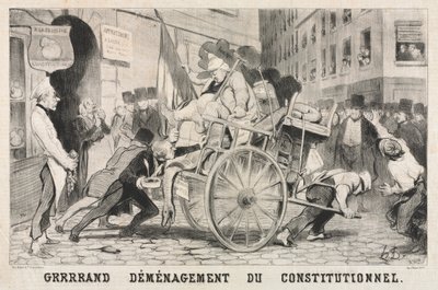 Wielkie usunięcie konstytucyjnego establishmentu autorstwa Honoré Daumier