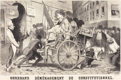 Grrrrand Przeniesienie Konstytucji autorstwa Honoré Daumier