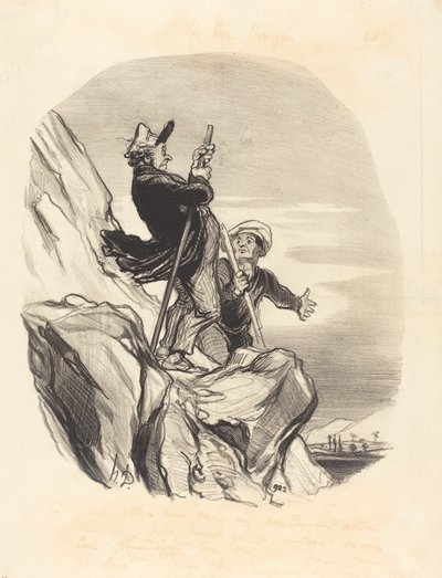 Przewodniku, chodźmy... w imię nieba... autorstwa Honoré Daumier