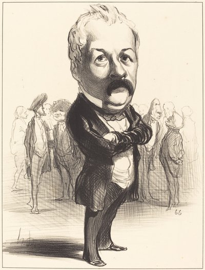 Gustave Sautayra autorstwa Honoré Daumier