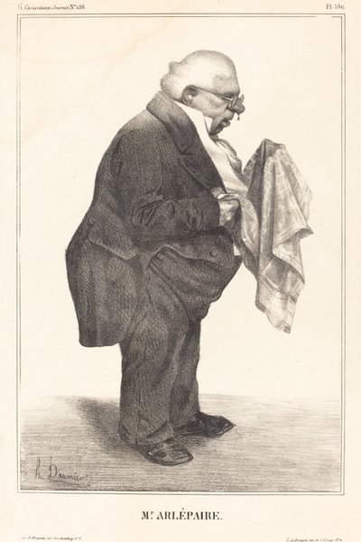 Zmęczony ojciec autorstwa Honoré Daumier