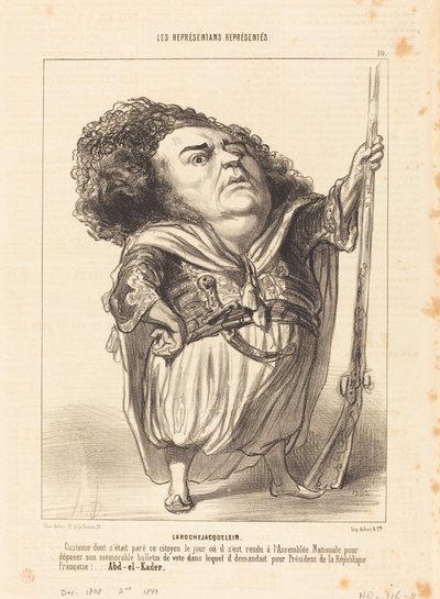 Henri de Larochejacquelein autorstwa Honoré Daumier