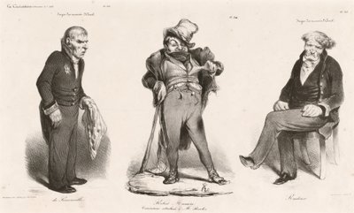 Huguet de Sémonville - Robert Macaire (Thiers) - Hrabia Roederer autorstwa Honoré Daumier