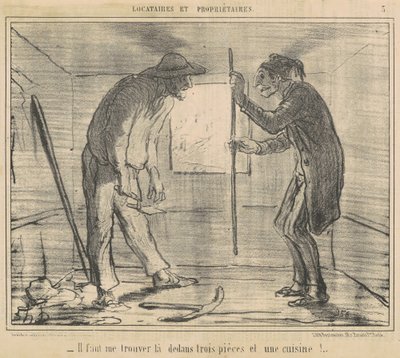 Musisz mnie znaleźć... trzy kawałki... autorstwa Honoré Daumier