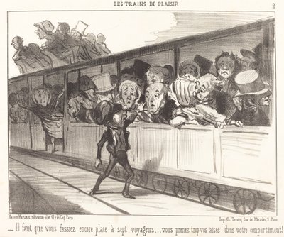 Nadal musisz zrobić miejsce... autorstwa Honoré Daumier