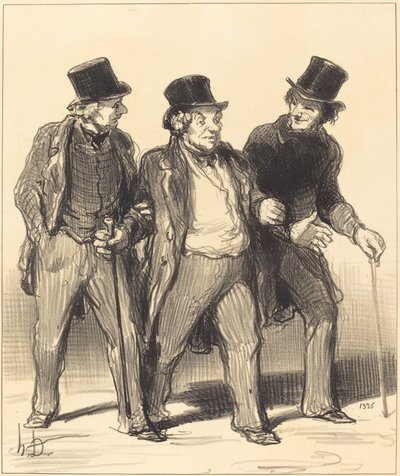 Wydaje mi się, że widzę... psa... bez kagańca!... autorstwa Honoré Daumier