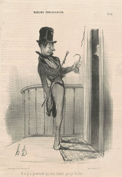 Jednak strzelam dopiero od godziny! autorstwa Honoré Daumier