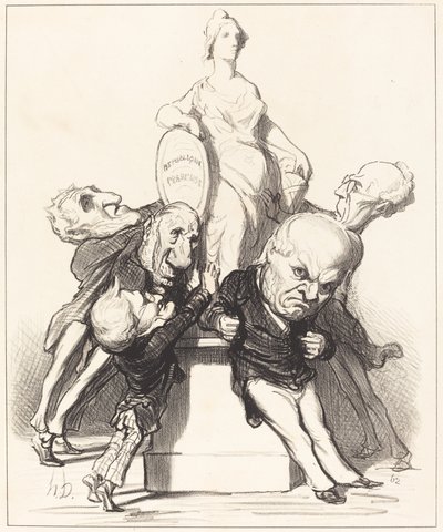 Twierdzą, że ją wspierają autorstwa Honoré Daumier