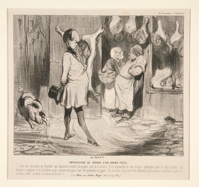 Wrażenia z podróży autorstwa Honoré Daumier