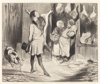 Wrażenia z podróży wielkiego poety autorstwa Honoré Daumier