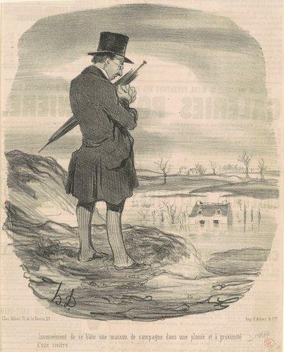 Wada budowy wiejskiego domu... autorstwa Honoré Daumier