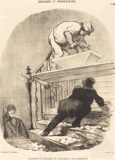 Wada proszenia o naprawę... autorstwa Honoré Daumier