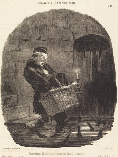 Wada wynajmu... niedaleko rzeki? autorstwa Honoré Daumier