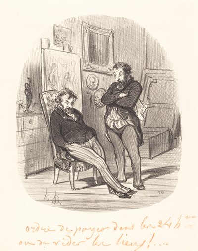 Wada wysyłania złego obrazu... autorstwa Honoré Daumier