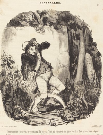 Wada dla właściciela, aby nie... autorstwa Honoré Daumier