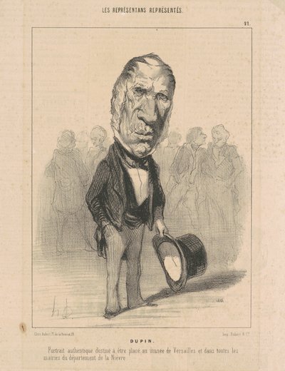 J. Jacques Dupin autorstwa Honoré Daumier