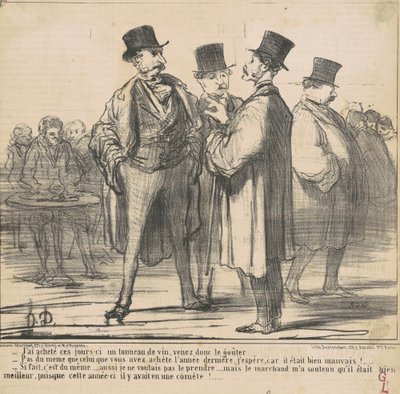Kupiłem... beczkę wina... autorstwa Honoré Daumier
