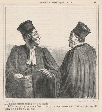 Mówiłem... trzy i pół godziny! autorstwa Honoré Daumier