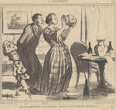 Myślę, że mogę powiedzieć, bez schlebiania sobie... autorstwa Honoré Daumier