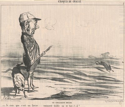 Myślę, że to zając... autorstwa Honoré Daumier