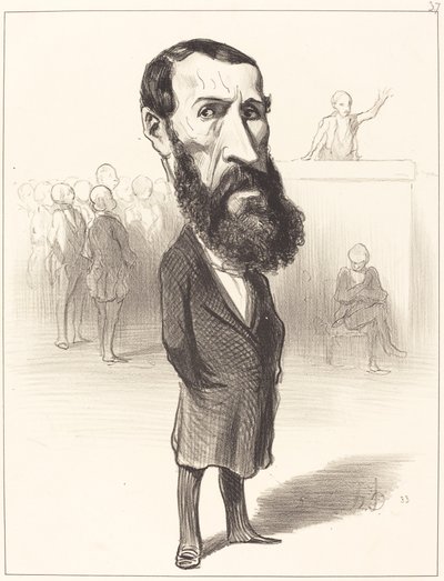 Jean Louis Greppo autorstwa Honoré Daumier