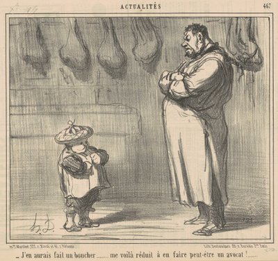 Zrobiłbym rzeźnika... autorstwa Honoré Daumier