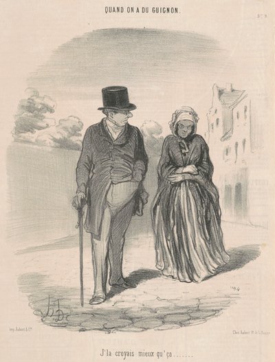 Myślałem, że to lepsze niż to... autorstwa Honoré Daumier