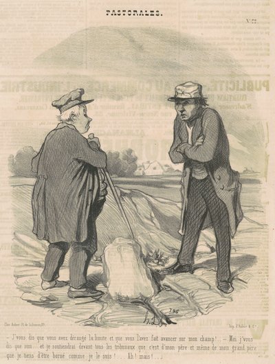 Mówię ci, że naruszyłeś limit... autorstwa Honoré Daumier