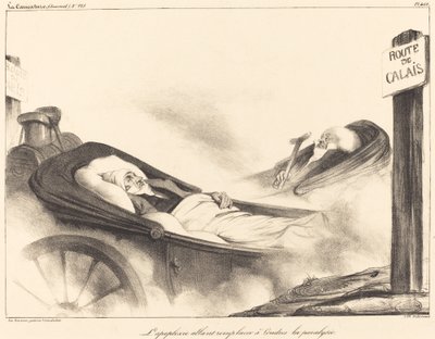 Apopleksja zastąpi paraliż w Londynie autorstwa Honoré Daumier