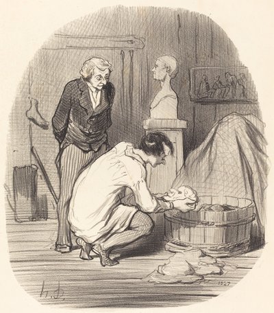 Artysta - to jest to!... autorstwa Honoré Daumier