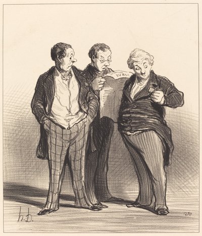 Zakaz noszenia ozdób autorstwa Honoré Daumier