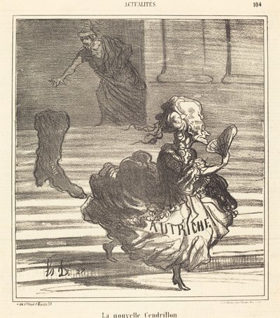 Nowy Kopciuszek autorstwa Honoré Daumier