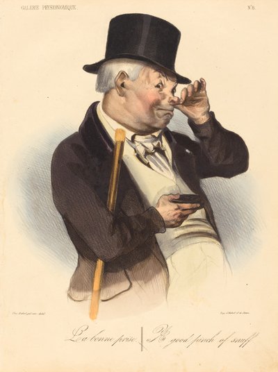 Właściwy chwyt autorstwa Honoré Daumier