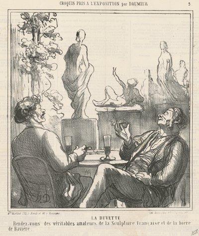Bar autorstwa Honoré Daumier