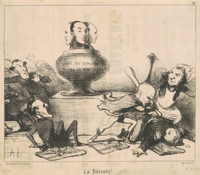 Ta trasa! autorstwa Honoré Daumier