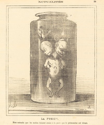 Połączenie autorstwa Honoré Daumier