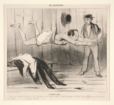 Lekcja była sucha. Po trzech miesiącach tego ćwiczenia autorstwa Honoré Daumier